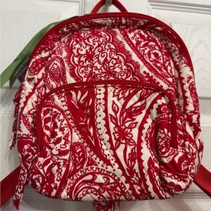 Mini 9x9 Banbury Red Paisley Vera Bradley Backpack